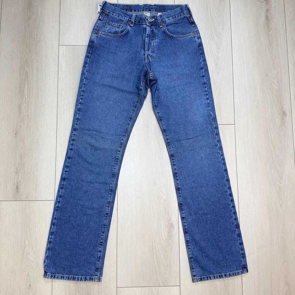 VTG Y2K Lucky Brand 159 Dungarees Jeans Womens 4/27 Blue Low Rise Bootcut Denim